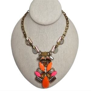 Stella & Dot Pop Geo Vibrant Pendant Statement Necklace Retired